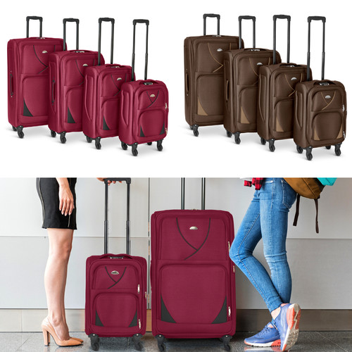 Piece luggage set spinner - luggage,
