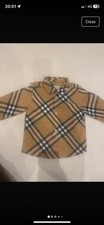 Infants Burberry Check Cotton