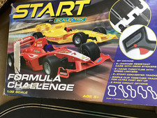 SCALEXTRIC  START FORMULA CHALLENGE SET  -COMPLETE -WORKING-C1408+ EXTRA TRACK