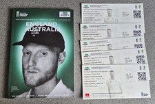 CRICKET PROGRAMME & TICKETS *