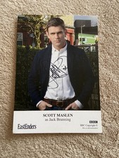 SCOTT MASLAN- JACK BRANNING (EASTENDERS) HAND SIGNED CAST CARD