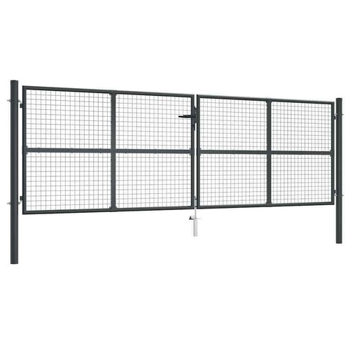 Mesh garden gate galvanised - garden,
