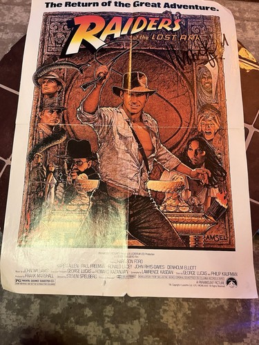 Harrison ford signed poster - harrison,