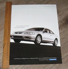 HONDA Car AD 2002 Accord V-6 Coupe original ONE magazine page advertisement