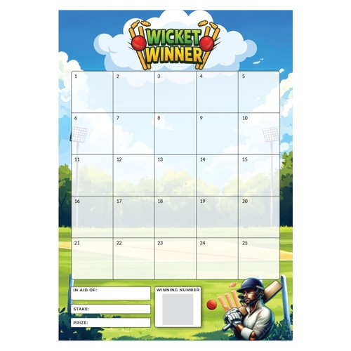 Cricket scratch cards a5 - -,
