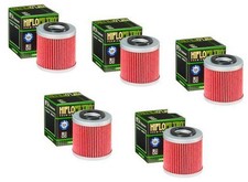 5x Hiflo HF154 oil filter oil