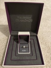 Beaverbrooks 18ct Yellow Gold Diamond Ring Size i