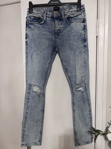 River island men blue skinny - island, men's