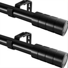 2PCS Curtain Poles Extendable