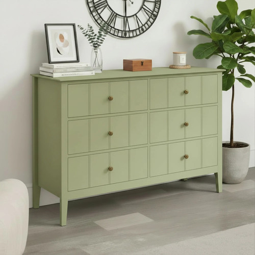 Sage green drawer chest of - green,