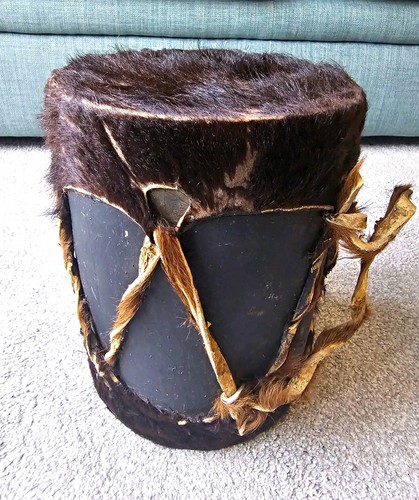 Rope tensioned hand drum hide - rope-tensioned,