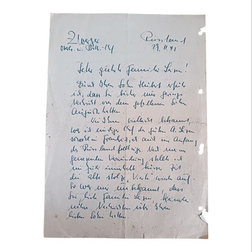 Ww2 german handwritten - ww2,