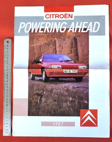 1987 citroen range - citroen, sales