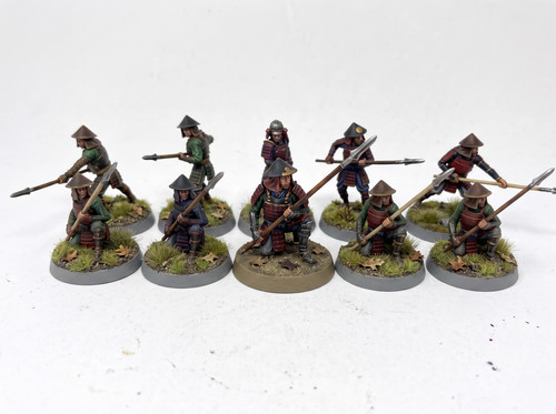 Ashigaru spearmen unpainted - spearmen, 10