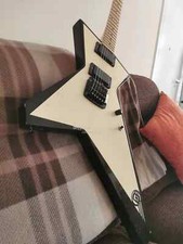 Rare Hamer Glenn Tipton Judas Priest White Cream Electirc Guitar Original Kahler