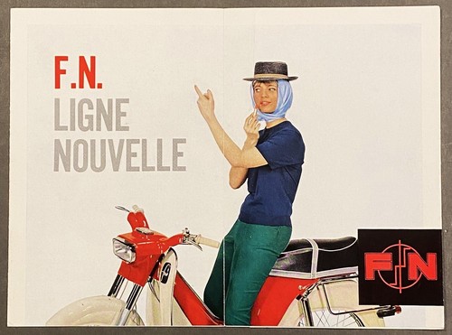 Vintage brochure moto - brochure, moped