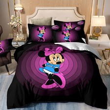 Minnie Mouse Duvet Cover Set Bedding Set Single Double King Size with Pillowcase
