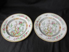 Two Antique, c1862-1900 ,Wedgwood & Co ,Indian Tree ,Dinner Plates , 8.5" 