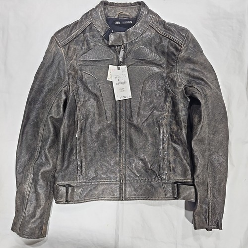 New zara leather gray - zara,