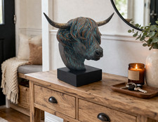 Highland Cow Bust Ornament