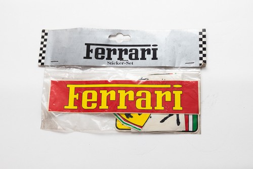 1980s 90s ferrari sticker - 1980s-90s, sticker-set