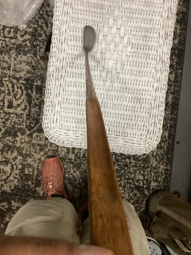 Antique hickory wood shaft - hickory,