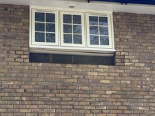 Residence R9 Window White Double Glazed Georgian Bars Frosted Privacy Glass