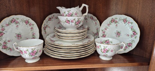 Aynsley grotto rose gilded - gilded, tea