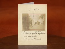 Children dancing to barrel