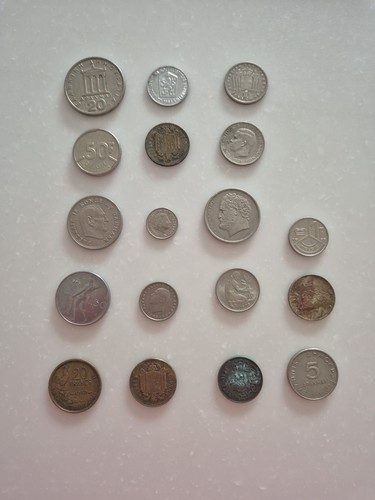 World selection coins - of, 18