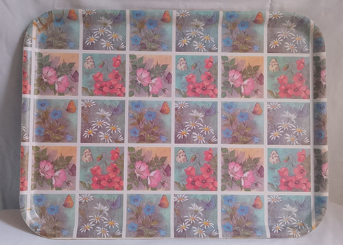 Vintage thetford tray floral - thetford,