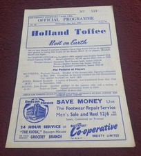 SOUTHPORT v Coventry City (Joint Testimonial) 1955/1956 - Football Programme