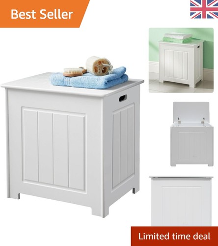 Elegant wooden laundry basket - wooden,