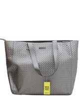 Superdry Women's Bag Silver Checkered 100% Other Tote