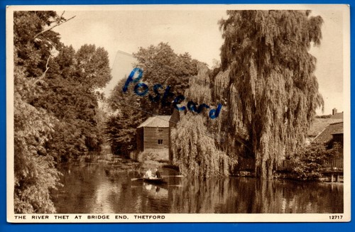 Postcard river thet - thet, at