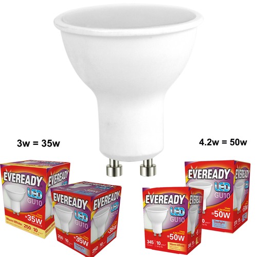 Eveready led gu10 bulbs - eveready,