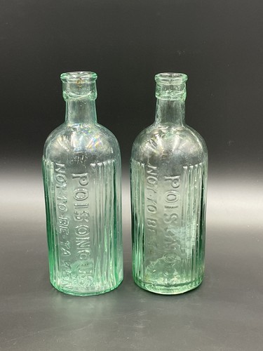 Two antique bottles - antique, “