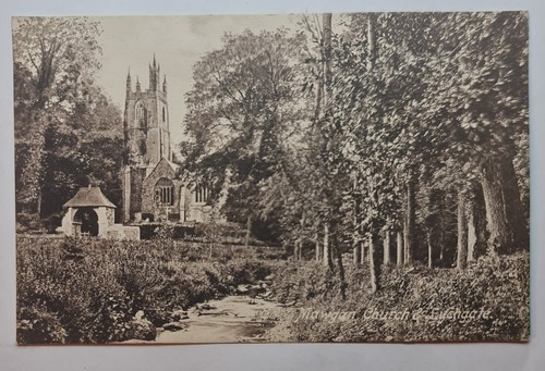 Cornwall old postcard mawgan - postcard,