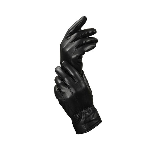 Mens real leather gloves 100 - leather,