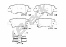 Brake Pad Set, disc brake