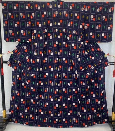 Japanese vintage kimono - vintage,
