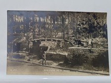 Vintage Postcard, WWI Dug Outs In The Wood (10S)