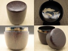 Japanese Lacquer Tea Caddy