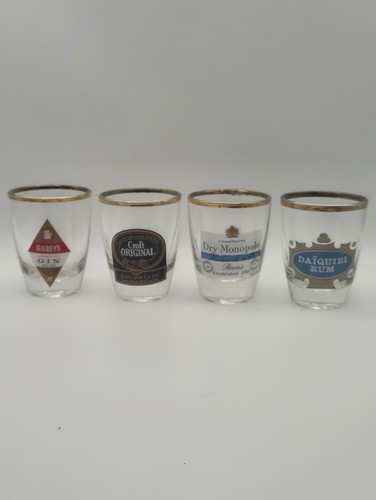 Set vintage alcohol - of, 4