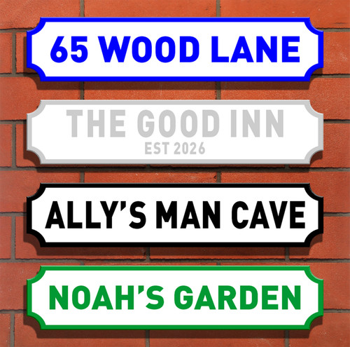 Personalised street sign - personalised,