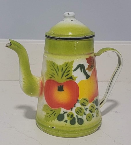 Vintage fruit enamelware - fruit,