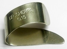 Dr Sherpa Thumb Pick 0.15" Metal for Steel String Banjo Guitar Etc