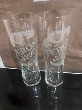 2 Peroni Half Pint Glasses Brand New Official 10oz