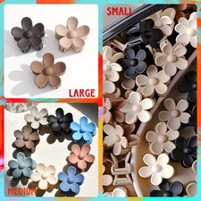 Flower Hair Claw Clips