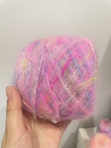 Hand dyed brushed long pile - brushed, long-pile